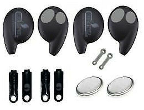 Replacement Cobra 7777 Car Alarm Remote Fob + Touch key Case shell plastic x2