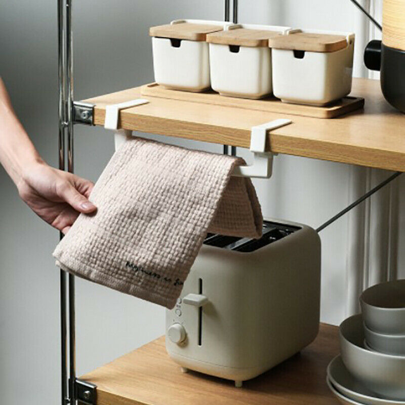 Towel Rack Over Door Towel Bar Hanging Holder Kitchen Cabinet Towel Rag Rack