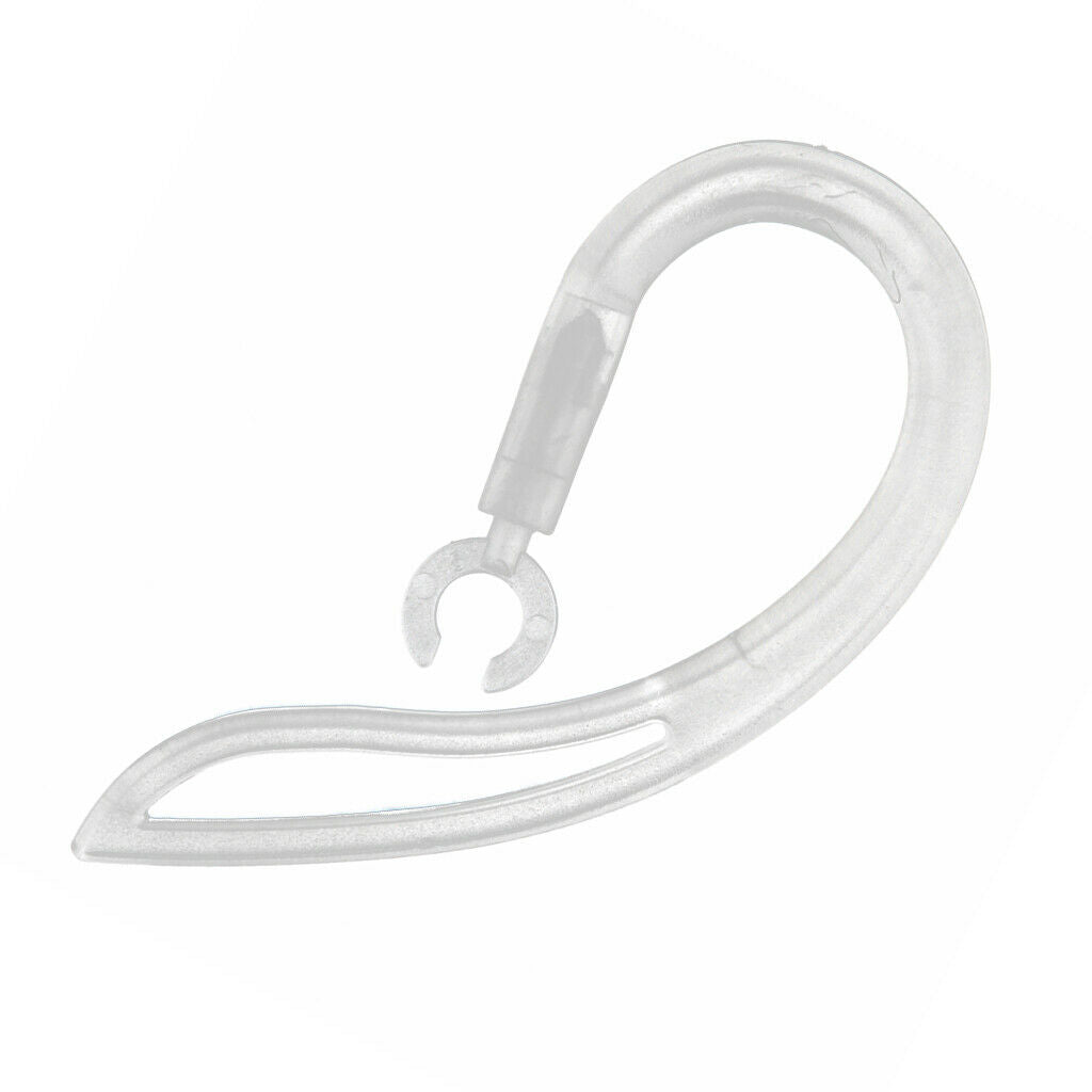 4 Pcs Clear Replacement 5.0mm Headset Earhooks for Plantronics Marque M155