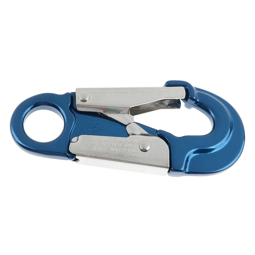 25 KN Double Action Locking Climbing Carabiner Safety Captive Eye Snap Hook, NEW