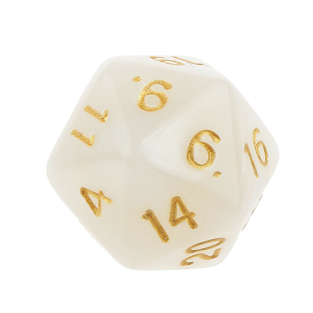 20x Table Playing Polyhedral Dice D20 D10 10mm for MTG RPG Role Playing Accs