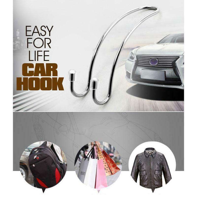Car Clips Automotive Metal Seat Hook Auto Headrest Hanger Bag Holder For Storage