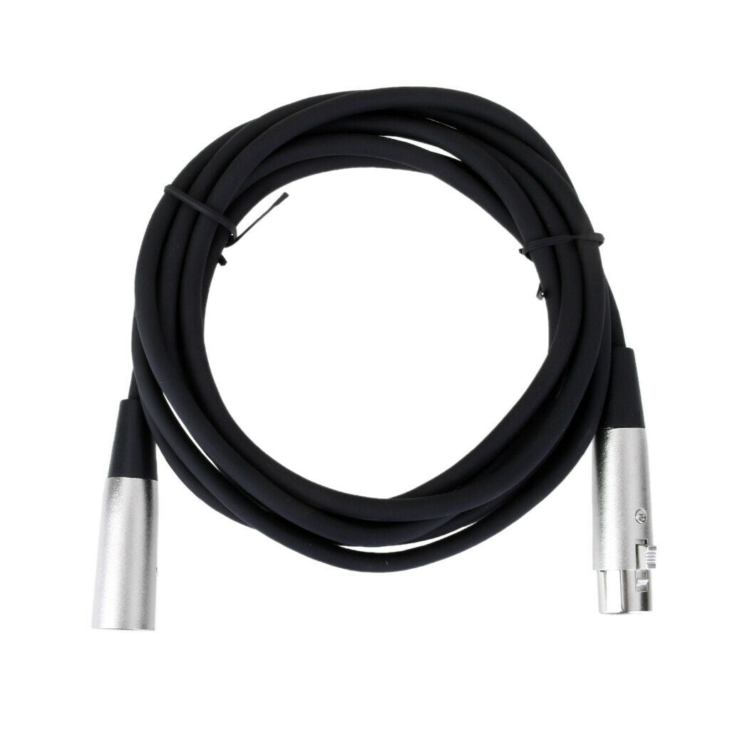 Extended 3 Pin XLR Male To Female Microphone  Microphone Cable Adapter