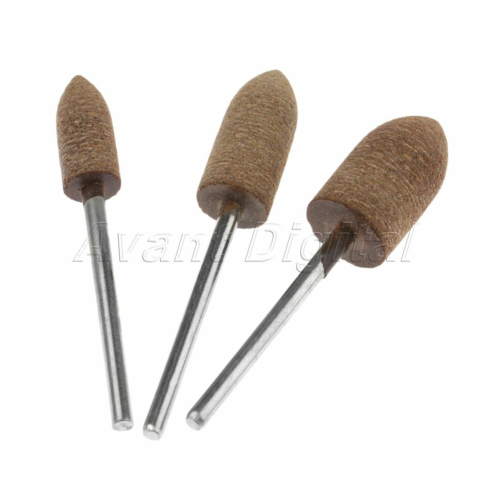 4Pcs Bullet Type Rotary Tools 5/6/8/10mm Leather Polishing Brush 2.35mm Shank