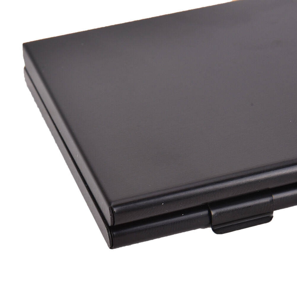 Black Aluminum Memory Card Storage Case Box Holder For 24 TF Micro SD-e_BPY SJ