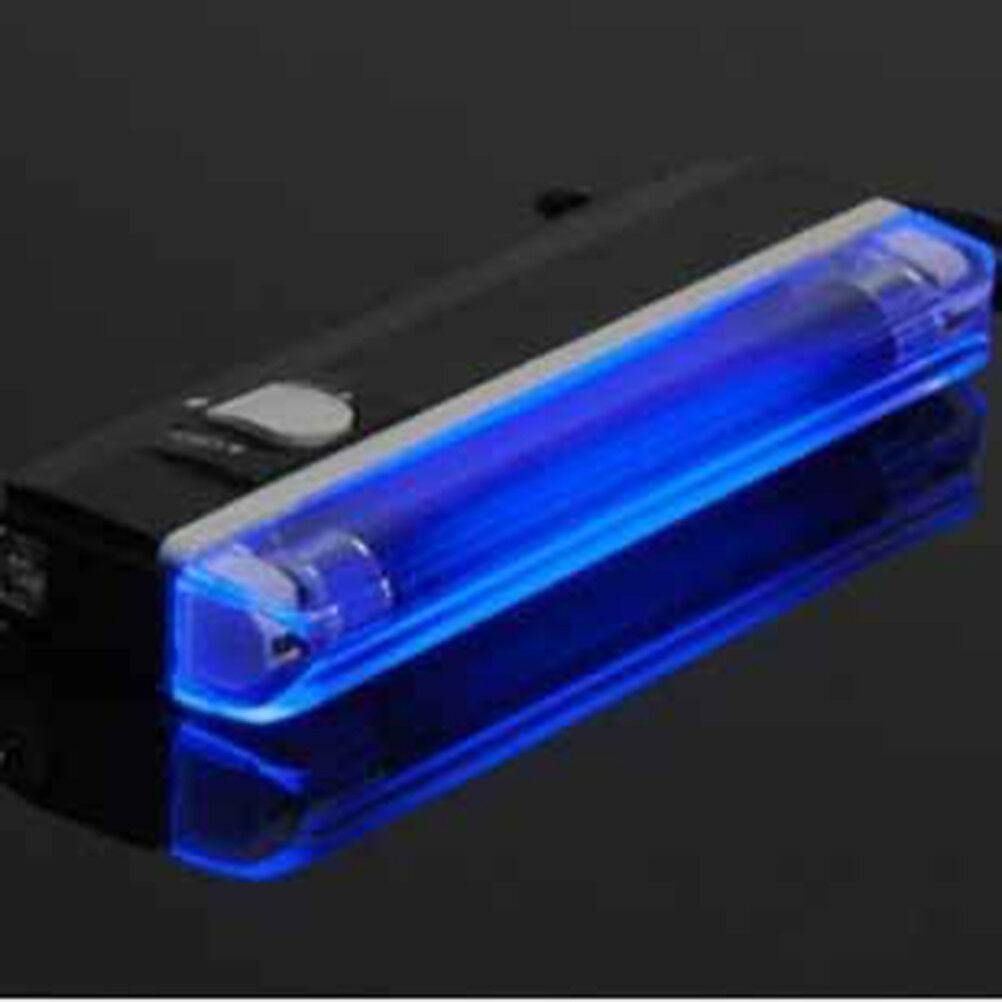 Mini portable ultra violet UV light lamp torch with LED flashlight lj JC.l8