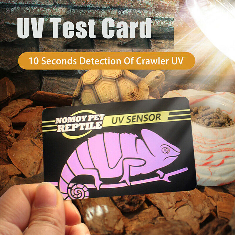 10 Seconds Detection Of Crawler Pet UVB UV Test Card UV Life Detection Repti DF