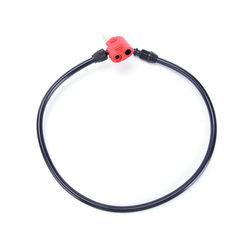 Bike Tyre Hand Air Pump Inflator Replacement Hose Tube Rubber Bicycle huSJCA
