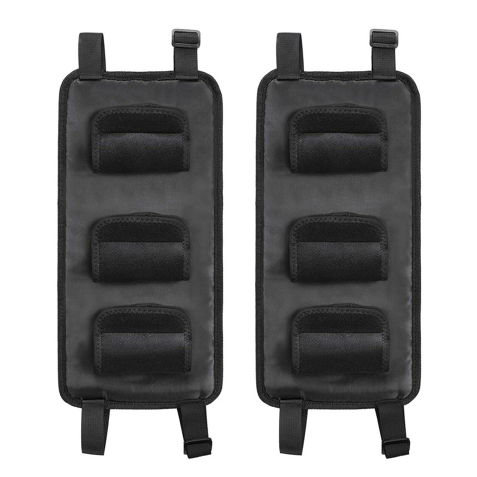Portable Fishing Rod Holder for Car Backseat Carrier Bracket 3 Poles Storage