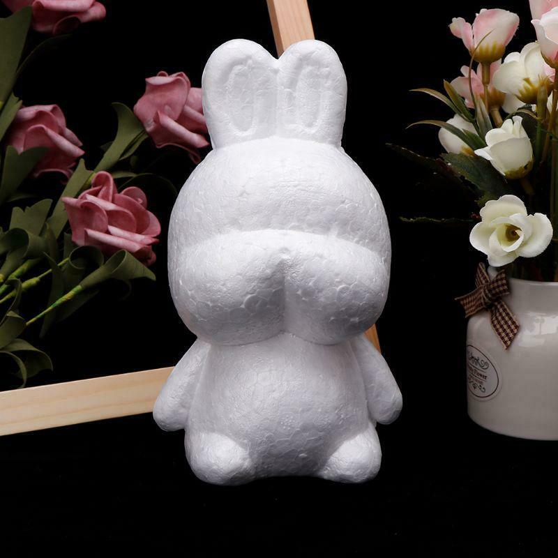 Modeling Rabbit White Polystyrene Foam Balls Styrofoam Crafts For DIY Christmas