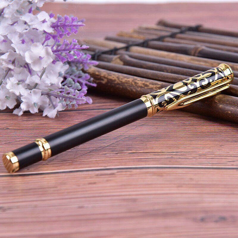 Luxury Metal Roller Ball Pen 0.5mm Ballpoint Pen Office School Supplies Gi_J Tt