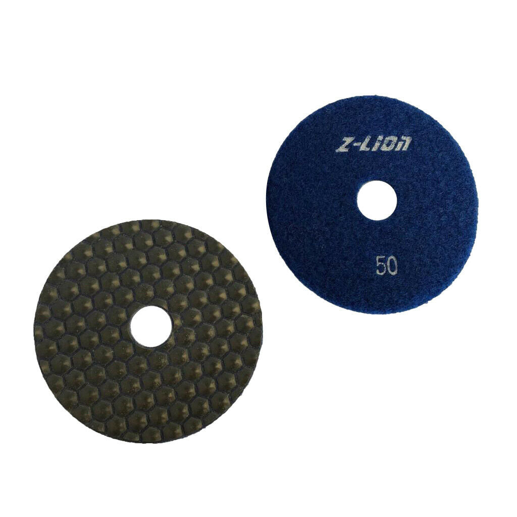 4inch Diamond Dry Polishing Pads for Concrete Granite Stone Marble 50#