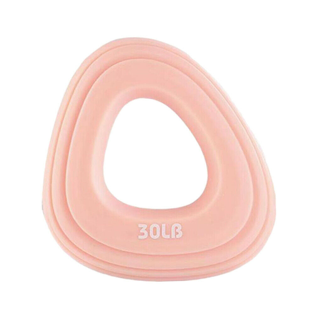 30LB Finger Forearm Wrist Gripper Ring Muscle Power Training Exerciser Pink
