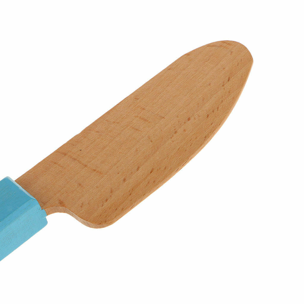 Mini Wooden K nife, Kids Pretend Food Play Toys for Fruit and Veg Cutting