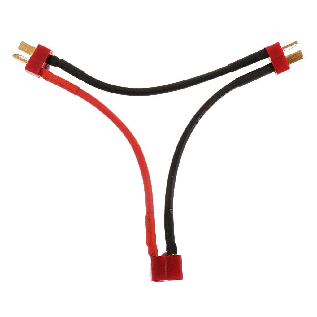 14AWG silicone cable adapter cable connection cable Y-cable T-plug T-socket for
