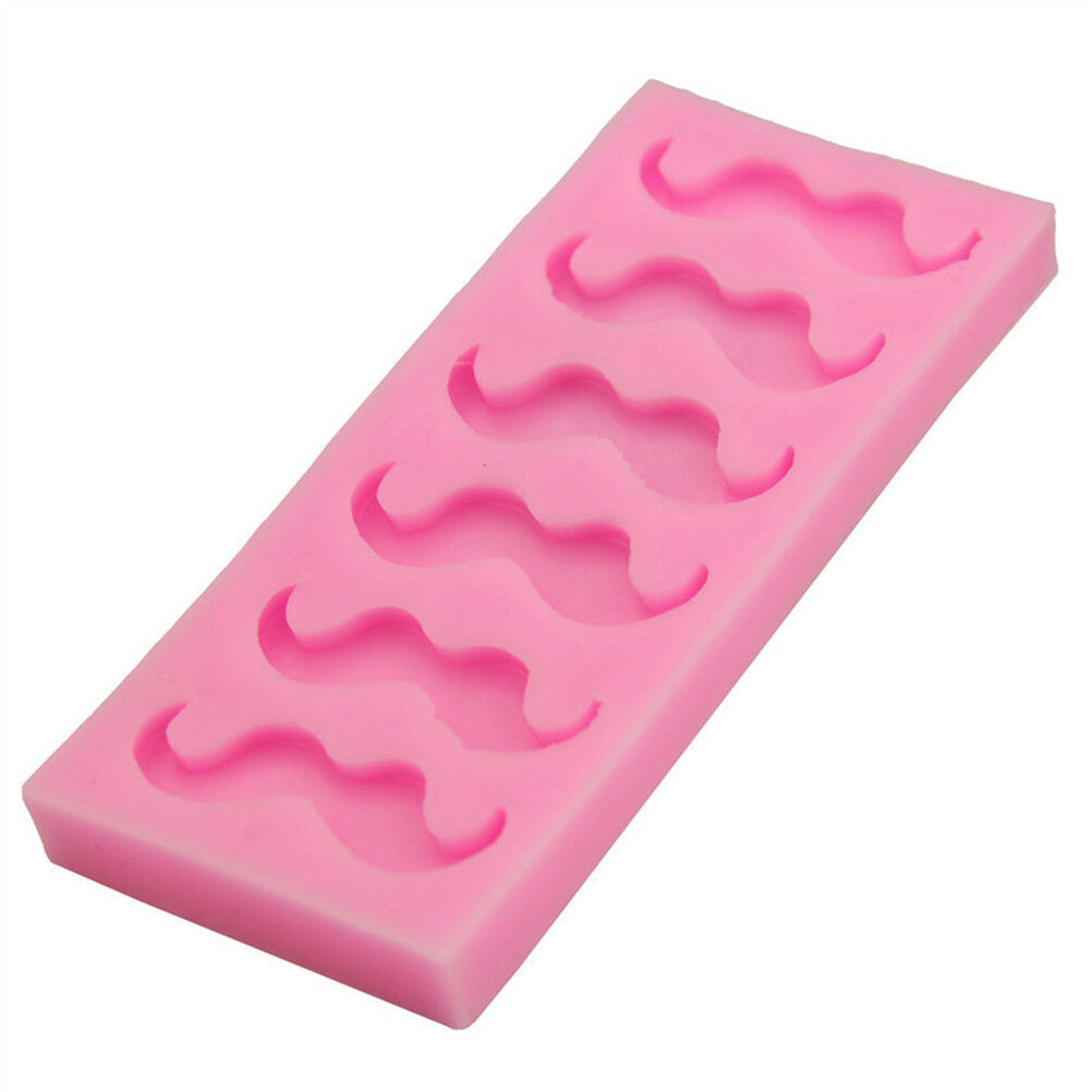 Beard Mustache Candy Silicone Fondant Mold Sugar Craft Christmas Cake Dec.l8