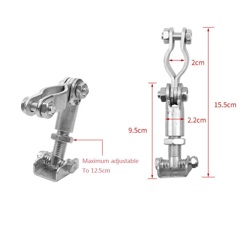 Universal Motorcycle Bikes Adjustable Side Stand Holder Foot Kick Stand Support