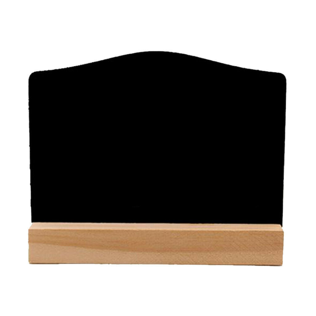 Set of 4 Wooden Frame Blackboard Memo Whiteboard  Removable Chalkboard