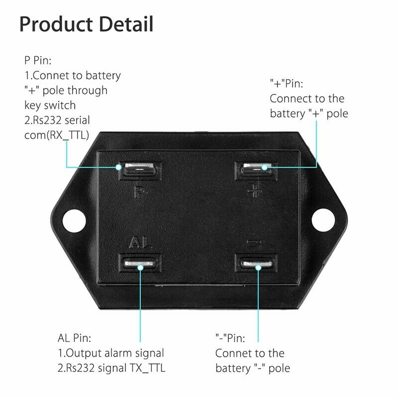 48V Volt BATTERY INDICATOR METER GAUGE for EZGO Club Car Yamaha Golf Cart S7L7