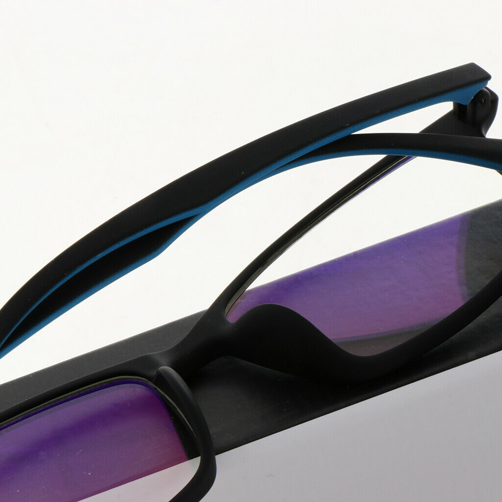 Ultralight Glasses Frames Blue Light Blocking Glasses Unisex Black Blue