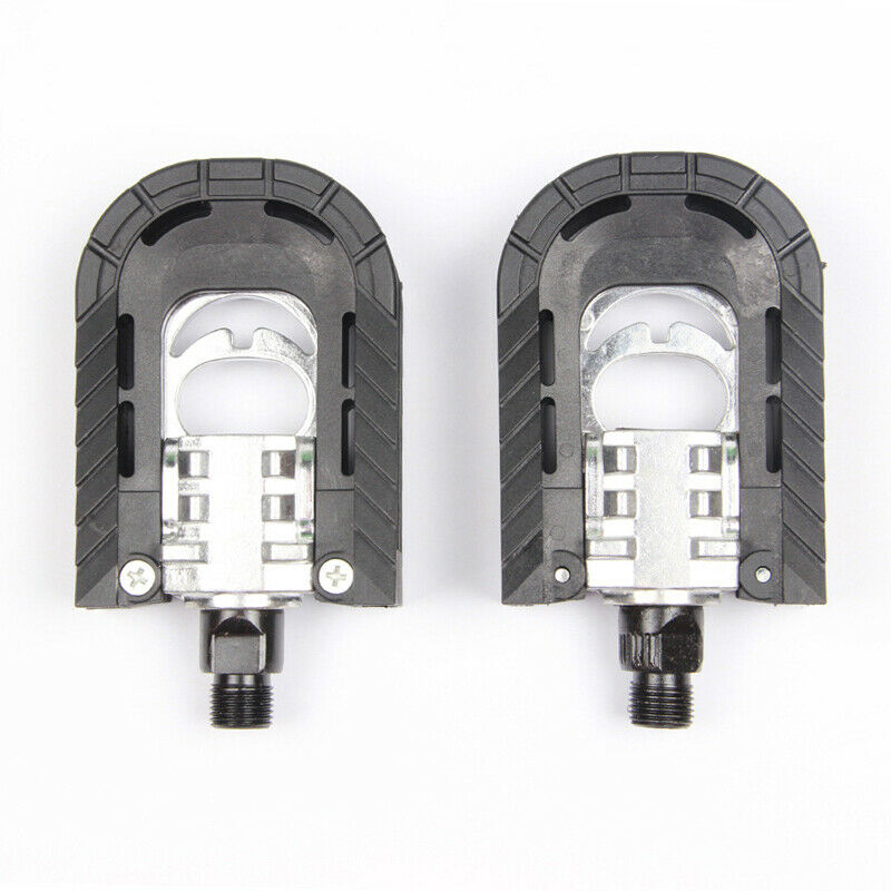 2PCS Aluminum Alloy Bike Pedals Foldable for Mountain Road Bicycle Cycling 14MM