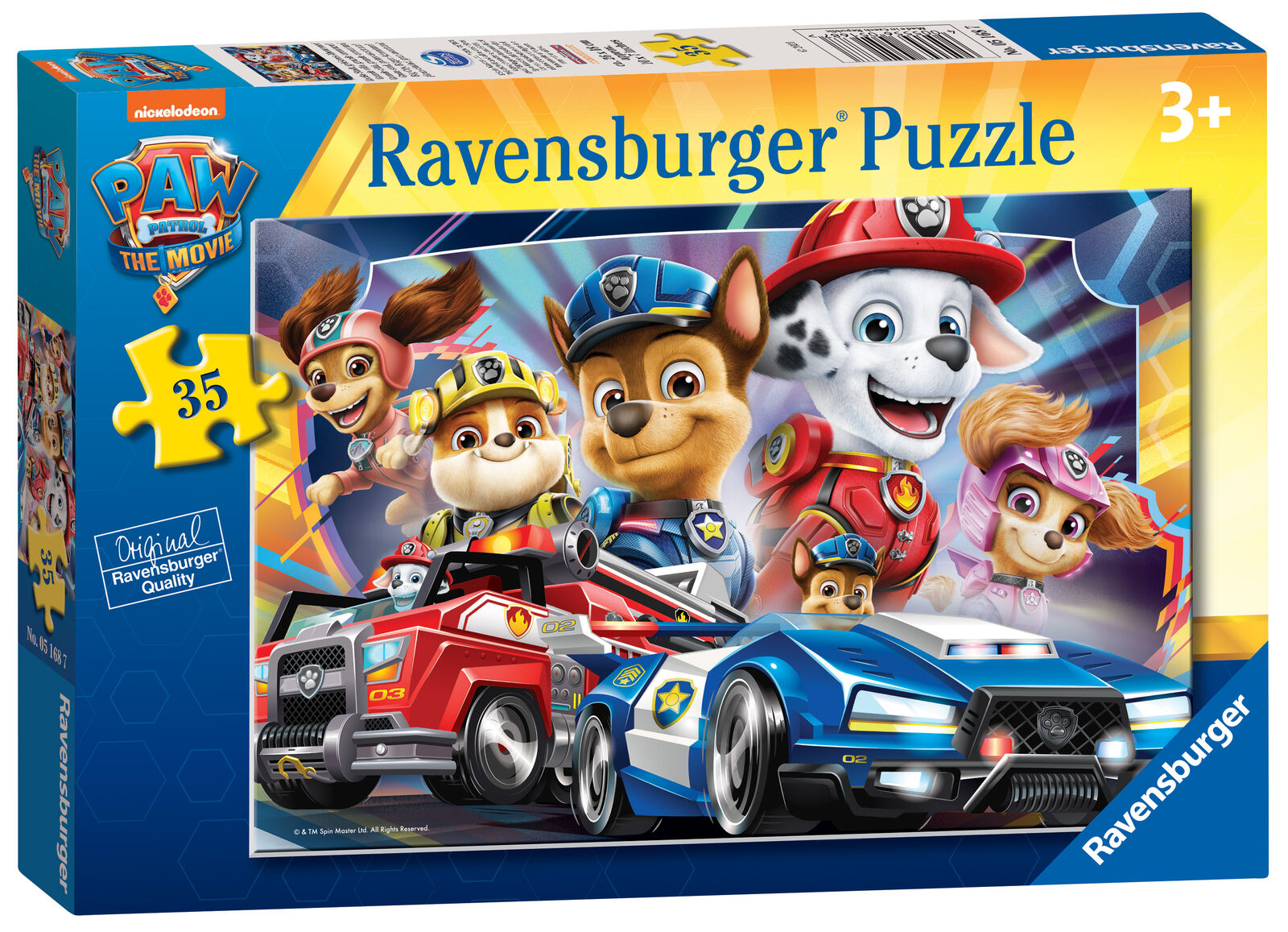 5168 Ravensburger Paw Patrol The Movie Jigsaw Puzzle 35 Pieces Children Age 3yr+