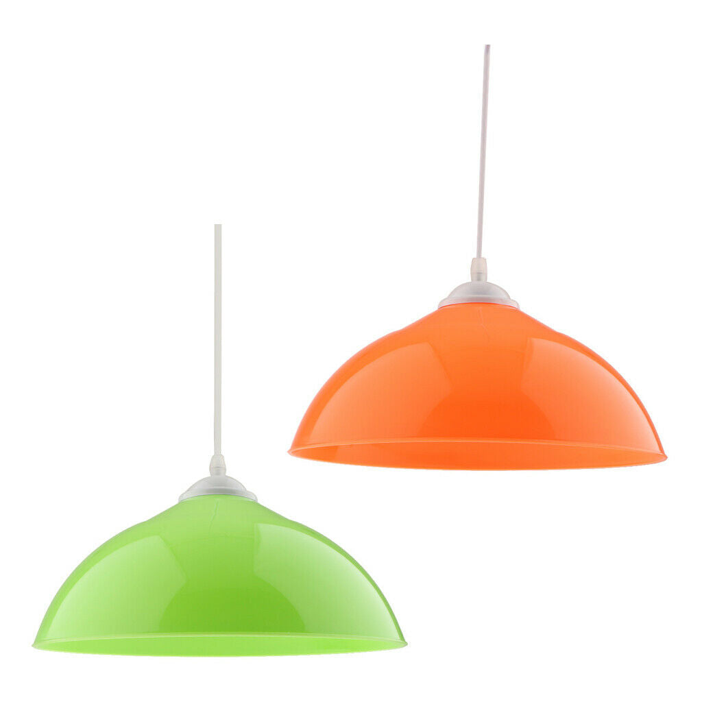 2 x Modern Ceiling Light Cover Pendant Lampshade Kitchen Bathroom Cafe Hall