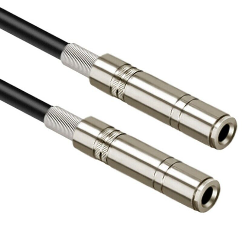 6.35mm 1/4 Inch Stereo Jack Splitter Cable Adapter Lead Plug to Double 6.35mm B3