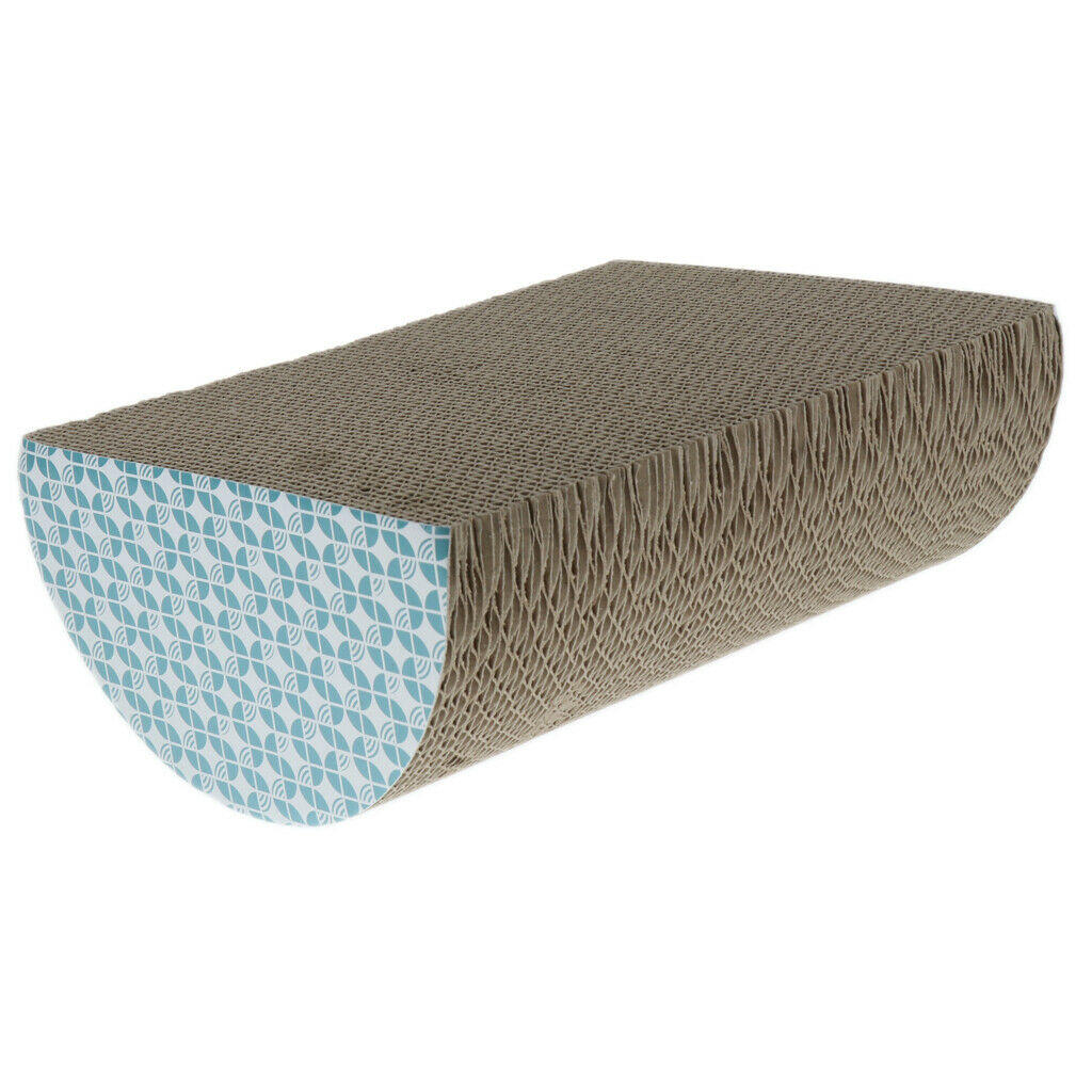 Paw Care Cardboard Cat Scratch Scratcher for Scratching and Resting with Catnip