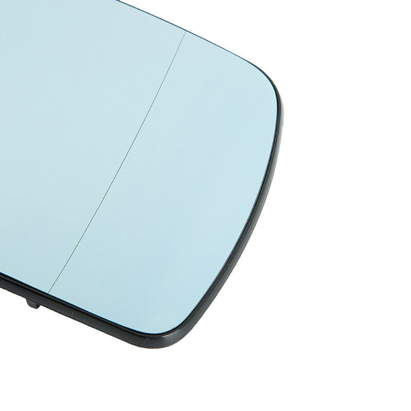 Right Passenger Side Mirror Glass Heated W/Backing Blue For BMW X5 E53 2000-2006