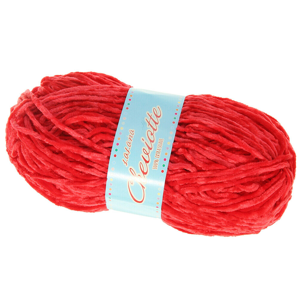 83g Soft Chenille Wool Yarn Velvet Thread for Sweater Scarf Hat Blankets 5#