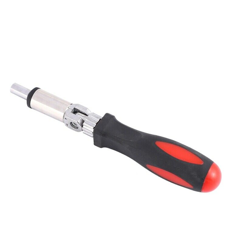 0-180 Degree Multi Function Ratchet Screwdriver 1/4 Inch Inside Hexagon InterfA2