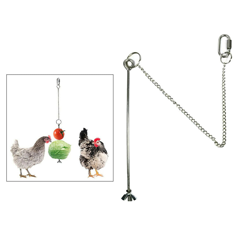Bird Food Holder Vegetable Skewer Foraging Toys Parrots Cockatoo Cockatiel