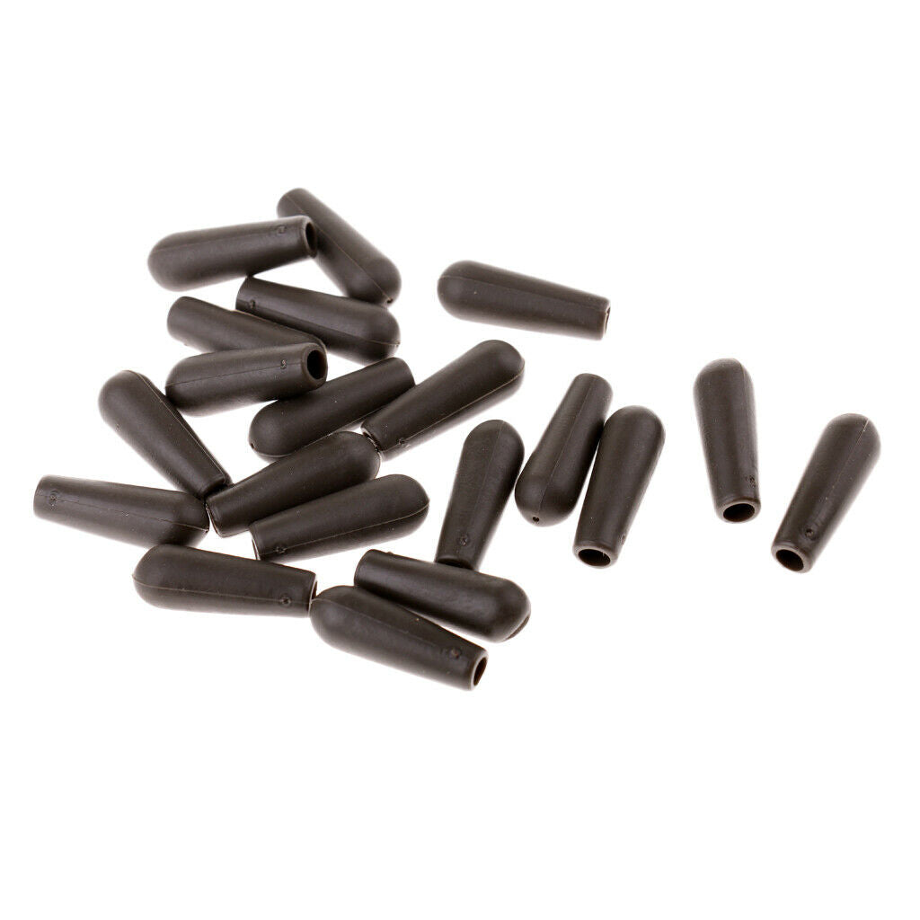 20pcs Carp Fishing Chod Buffer Beads Shock Buffer Beads Rigs Lead Clip Carp