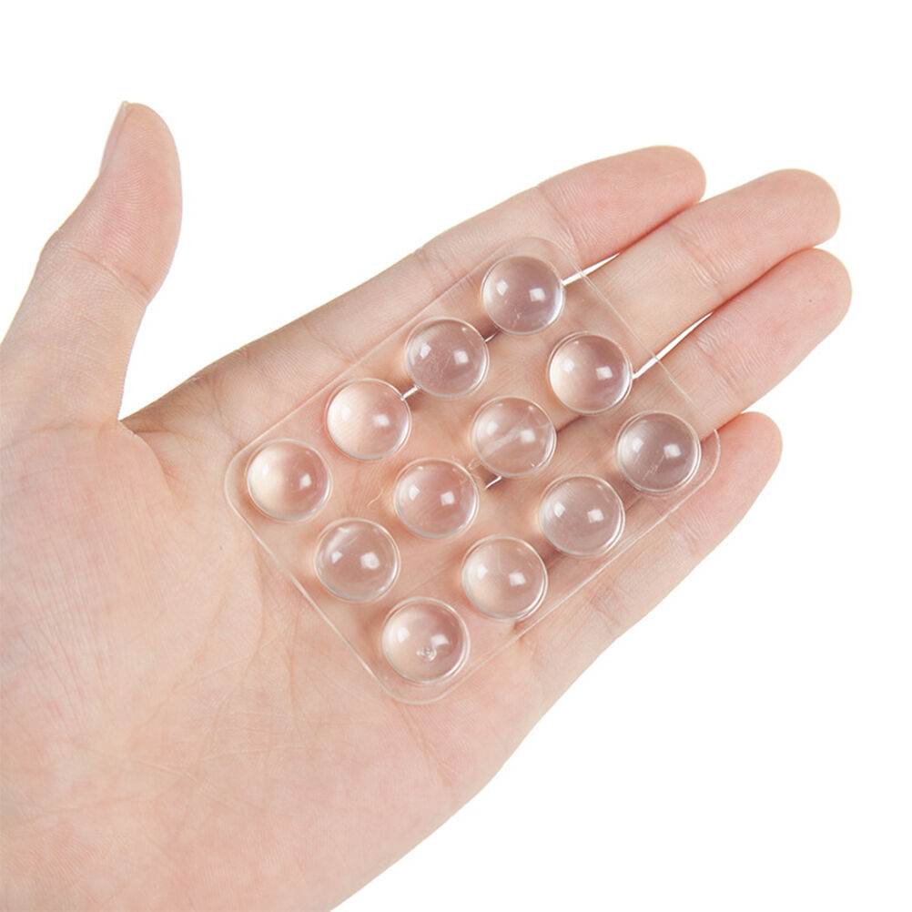 24pcs/Set Transparent Silicone Shock Absorber Soft Cushion for Closestool BDAU