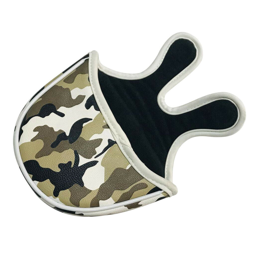 Camouflage Golf Putters Headcover Mallet Golf Club Head Cover Headcover