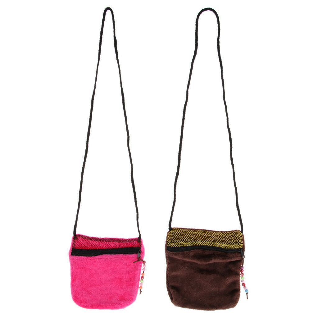 Dwarf & Syrian Hamster / Mice & Gerbils Pouch Durable & Warm Travel Carrier Rose
