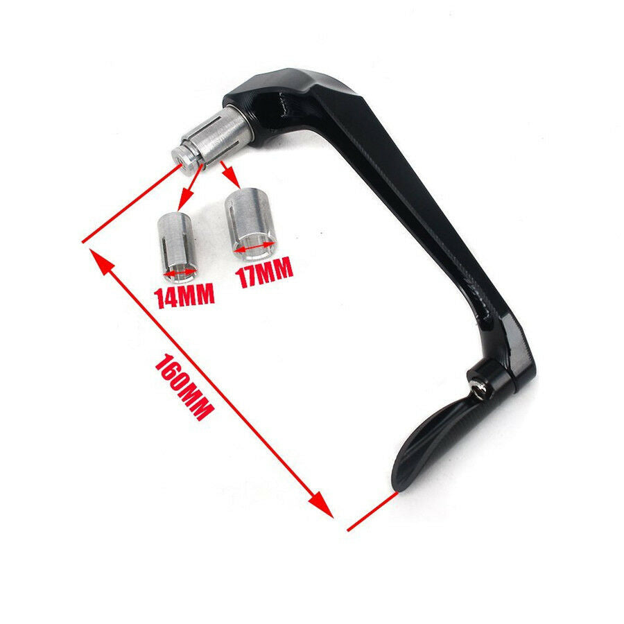 Brake Clutch Lever Protective Guards Bar Ends Pair 7/8"CNC Universal Handlebar