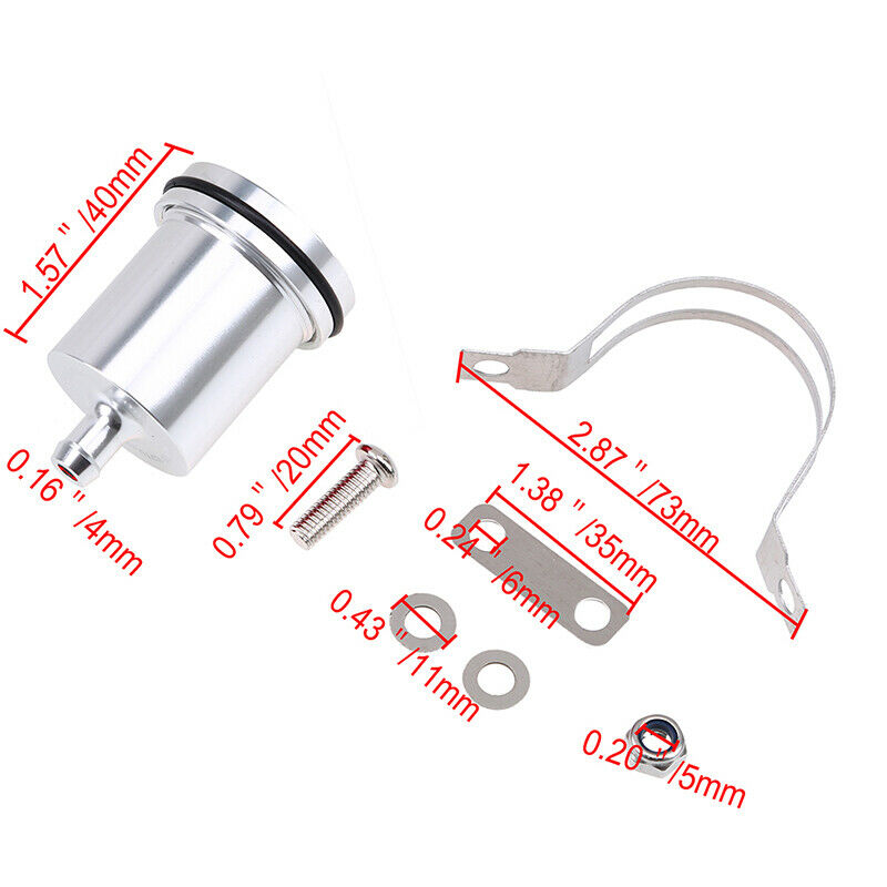 Motorcycle Master Cylinder Fluid Reservoir Tank Oil Cup Universal Fit For Suzuki