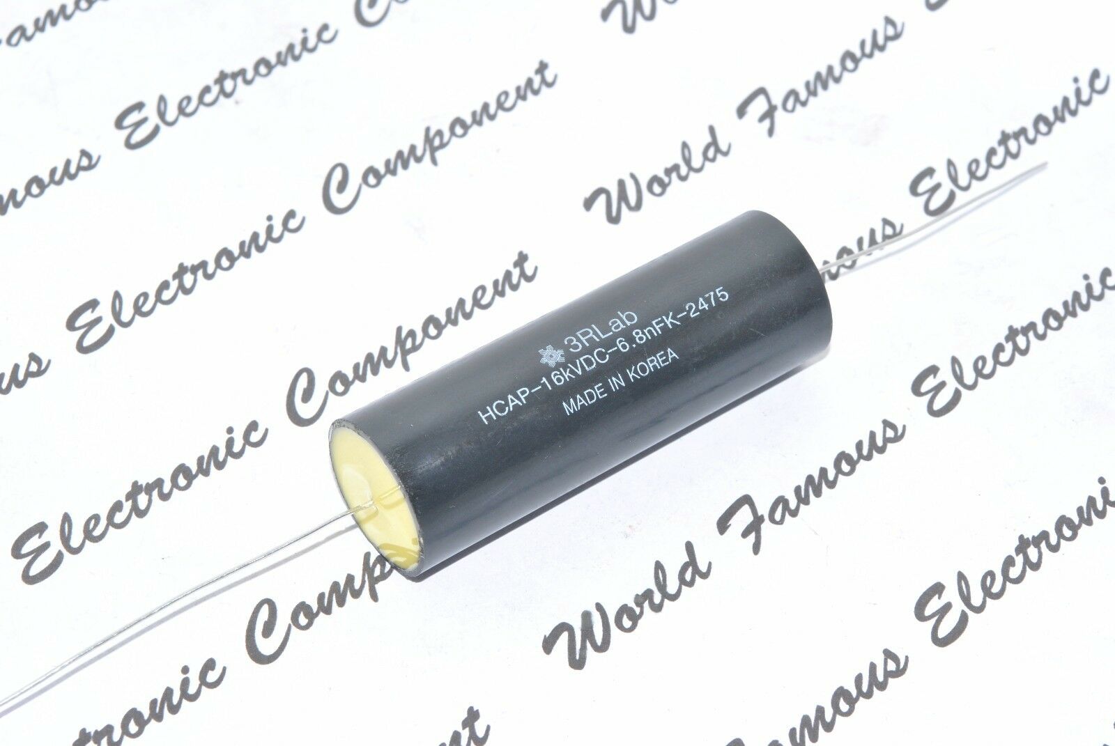 1pcs - 3RLab HCAP 6800p (6800pF 6,8nF) 16000V (16KV) 10% Axial Capacitor