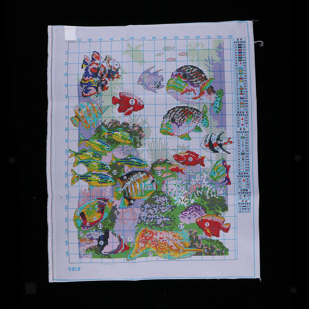 1 Pieces Tropical   Counted Cross Stitch Kits DIY Craft Embroidery Craft