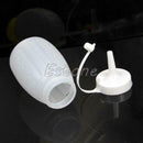 2 Pcs 200ml Plastic Squeeze Bottle Condiment Dispenser Ketchup Mustard Sauce