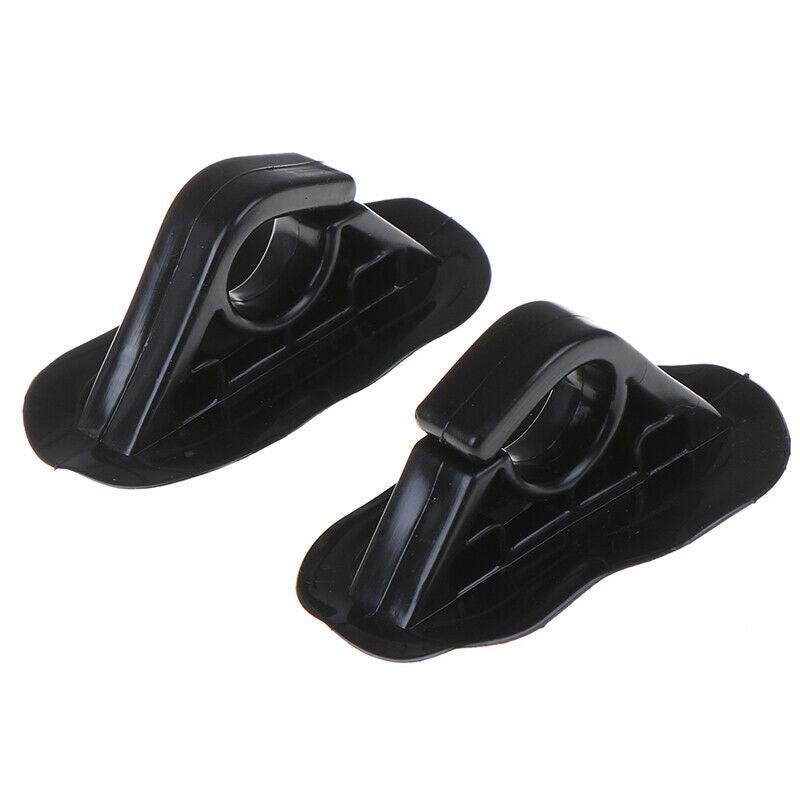 2Pcs PVC Oar Paddle Stand Holder Hook Buckle for Boat Canoe Kayak Rubber .l8