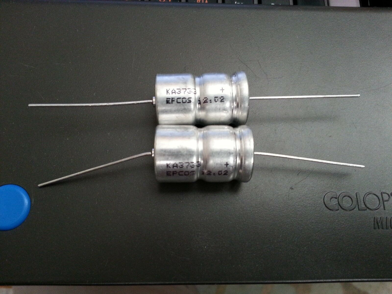2pcs EPCOS 47uF 270V B43693-KA3733 18x32mm 125C LONG LIFE Axial TUBE AMP CAPS!