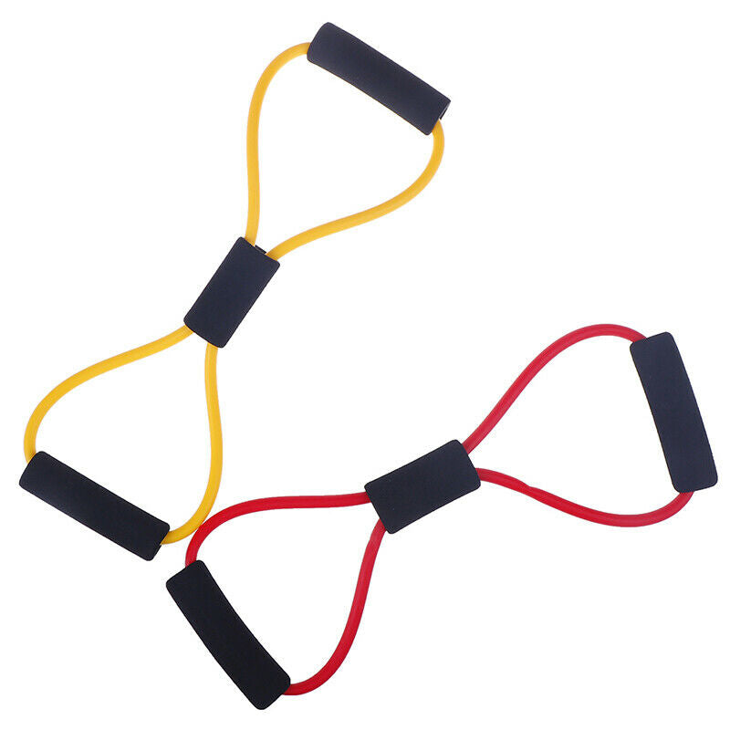 Elastic Rubber Resistance Latex Band Loop Yoga Fitness Exercise Training iZ KX