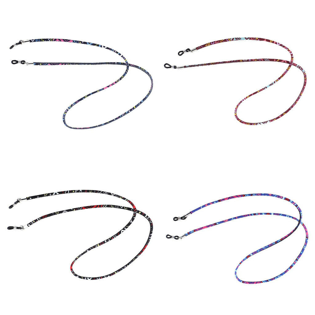 4pcs Eyeglass Chain Rope Retainer Glasses Cord Strap Necklace for Women