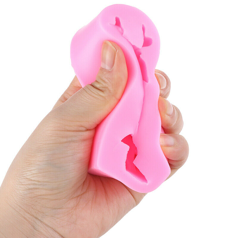 DIY Fondant Silicone Mold Cute Bear Chocolate Mold Fondant Cake Decoration MBDA