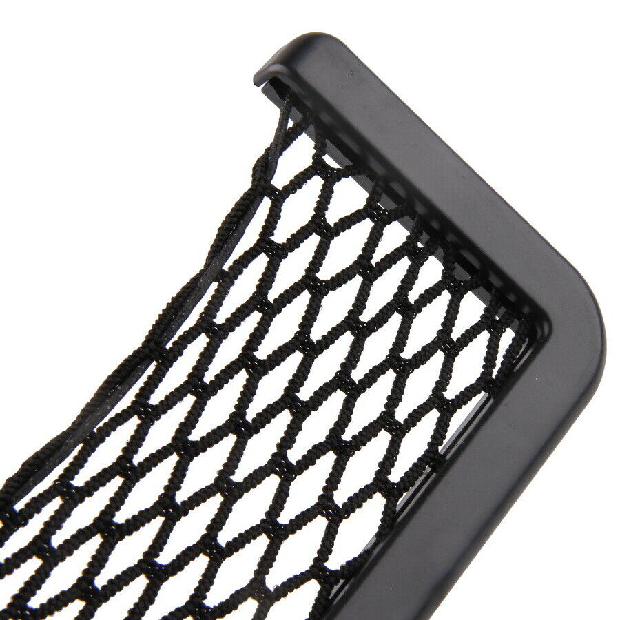 4Pcs Car Storage Net Universal Resilient Seat Bag Holder Pocket Organizer Black