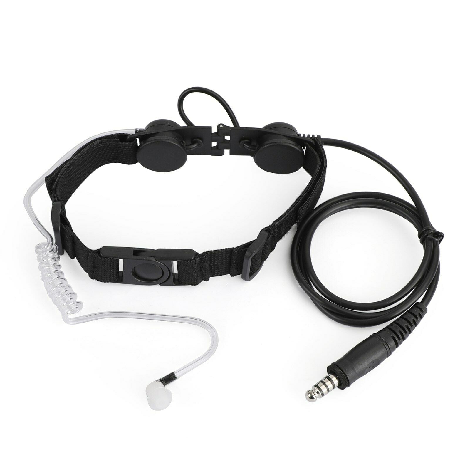 Throat Mic Headset Air Tube Fit for BaoFeng UV5R UV-82 TK3200 TK3207 TK-3201
