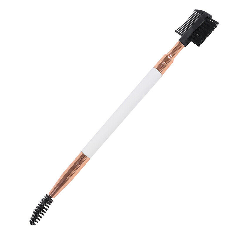 Double Eyebrow Comb Brow Lash Brush Eye Makeup Eyelash Grooming Cosmetics.l8